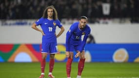 Adrien Rabiot et Matteo Guendouzi lors de Croatie-France, le 20 mars 2025.