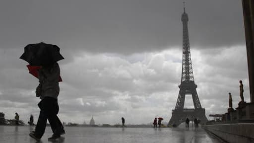 Orages à Paris en mai 2014, image d'illustration.