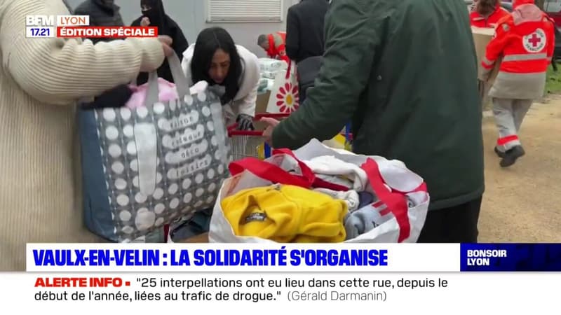 Incendie mortel à Vaulx-en-Velin: la solidarité s'organise