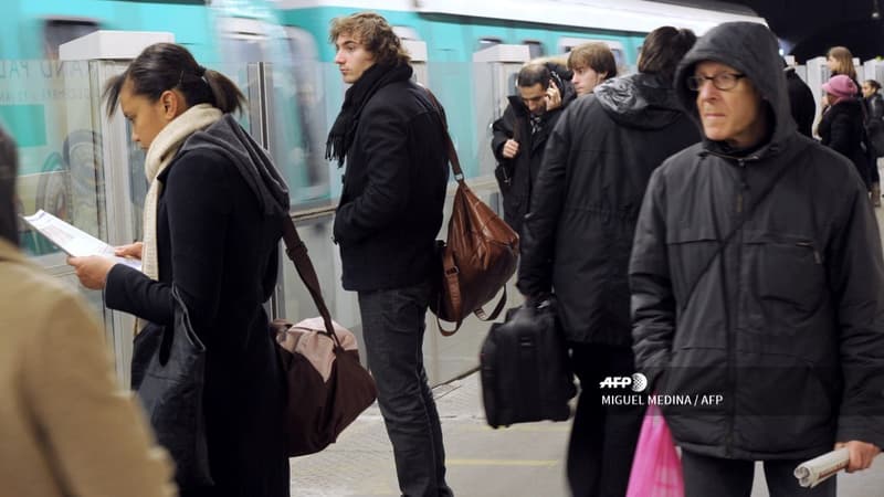 Le métro parisien (photo d'illustration)