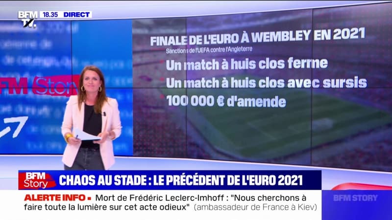 Chaos au Stade de France: retour sur le précédent de la finale de l'Euro 2021