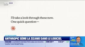 Le Tech Flash : Anthropic sème la zizanie dans le logiciel, par Léa Benaim - 04/02