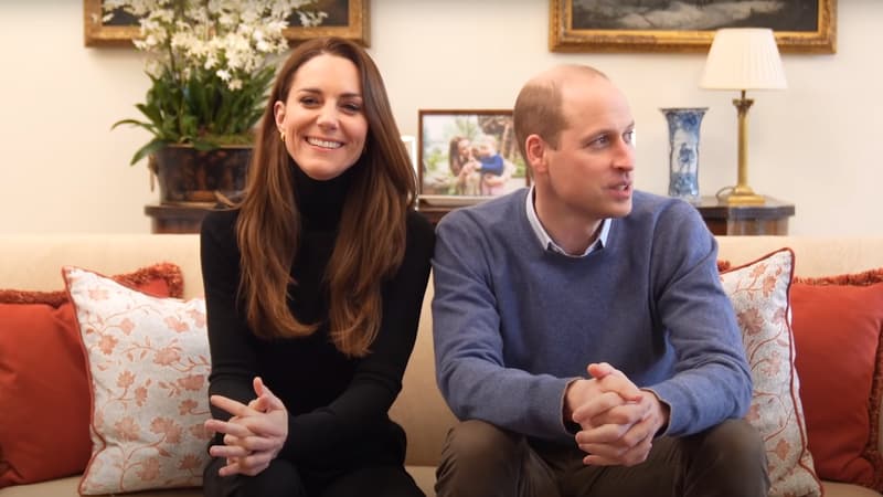 Le prince William et Kate Middleton dans leur première vidéo YouTube