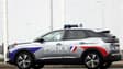 Véhicule de police, Calais le 23 octobre 2024.