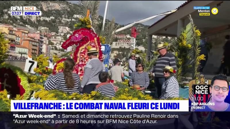 Villefranche-sur-Mer: le combat naval fleuri s'élance ce lundi