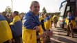 Un prisonnier de guerre ukrainien de retour dans son pays le 10 juin 2025