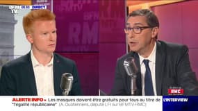 Adrien Quatennens face à Laurent Neumann sur RMC et BFMTV