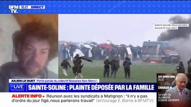 Manifestants blessés à Sainte-Soline: Julien Le Guet espère que "toute la lumière va pouvoir être faite" après la plainte déposée