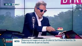 Bougie, gâteau et cadeaux: Jean-Jacques a fêté son anniversaire en direct sur RMC