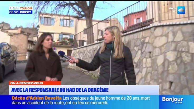 On a rendez vous à Callas avec la responsable de l'HAD de la Dracénie 