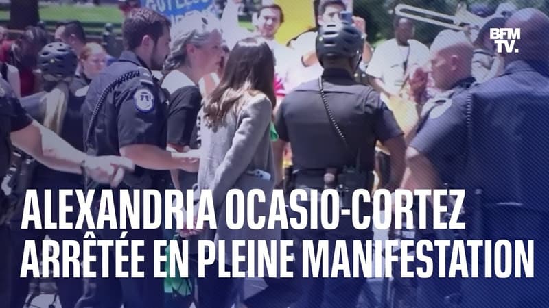 États-Unis : Alexandria Ocasio-Cortez arrêtée lors d'une manifestation pour le droit à l'avortement