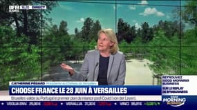 Catherine Pégard, Présidente du Château de Versailles était l'invitée du Grand Journal de l'Eco de BFM Business avec Hedwige Chevrillon