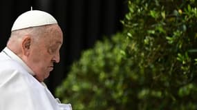 Le pape François lors d'une apparition publique, dans son fauteuil roulant, dans les derniers jours de sa vie en avril 2025.
