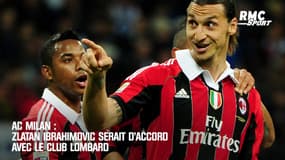 AC Milan : Zlatan Ibrahimovic serait d’accord avec le club lombard