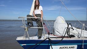 L'activiste pour le climat Camille Étienne à Frossay, en Loire-Atlantique, le 7 octobre 2025.