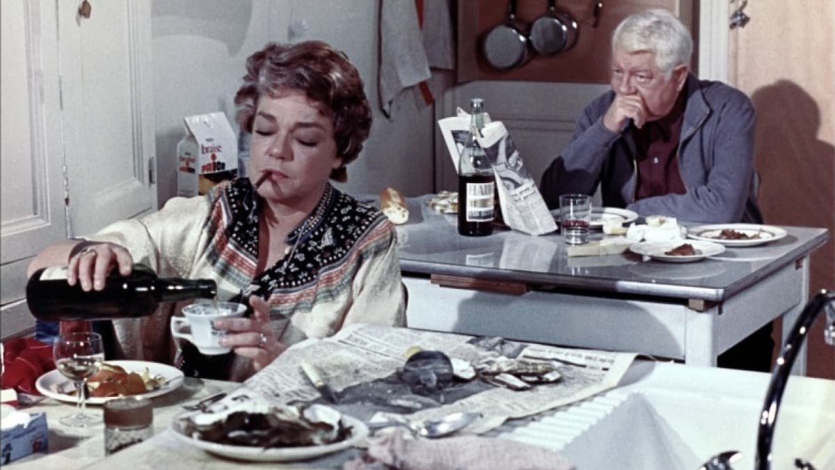 Simone Signoret et Jean Gabin dans Le Chat Simone Signoret et Jean Gabin dans Le Chat