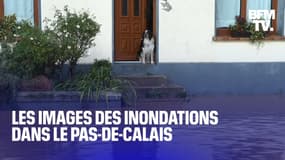 Crue "exceptionnelle" dans le Pas-de-Calais: les images des communes sous les eaux