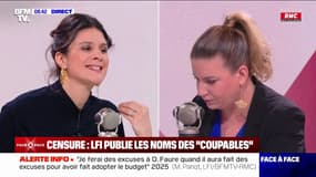 Motion de censure de LFI rejetée: le NFP "existe encore" affirme Mathilde Panot (LFI) 