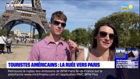 Les touristes américains ont été très nombreux à Paris cet été