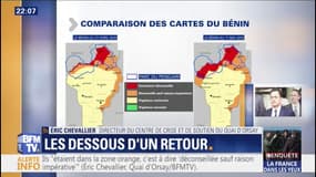 Bénin: le Quai d'Orsay assure que les deux ex-otages français séjournaient en "zone orange déconseillée"