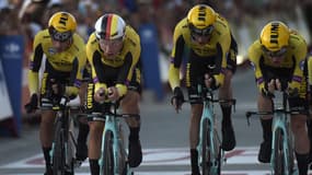 Tony Martin, Primoz Roglic et l'équipe Jumbo-Visma