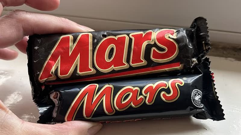 Une barre chocolatée Mars de 1991, plus grosse et 5 fois moins chère qu'aujourd'hui, ravive le débat sur la "shrinkflation"
