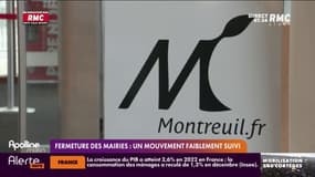 Fermeture des mairies: un mouvement faiblement suivi