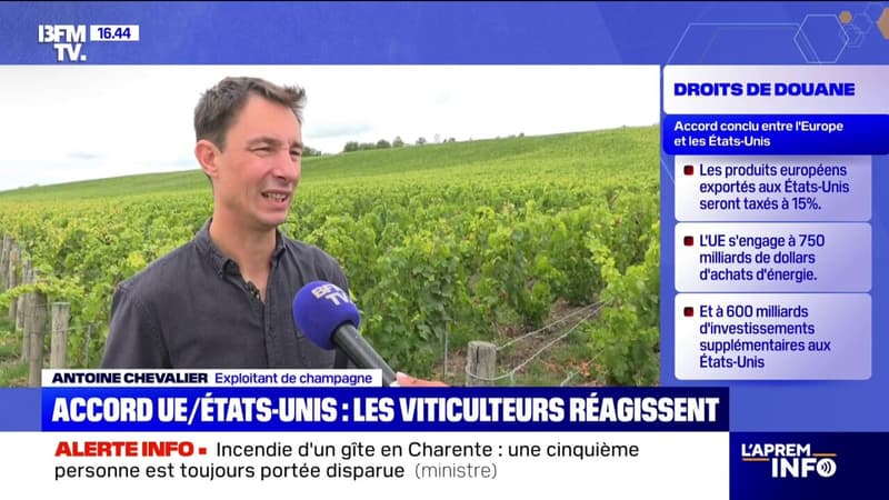 Accord UE-États-Unis: les viticulteurs parlent d'une 