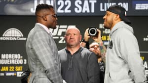 Le face-à-face entre Francis Ngannou et Ciryl Gane