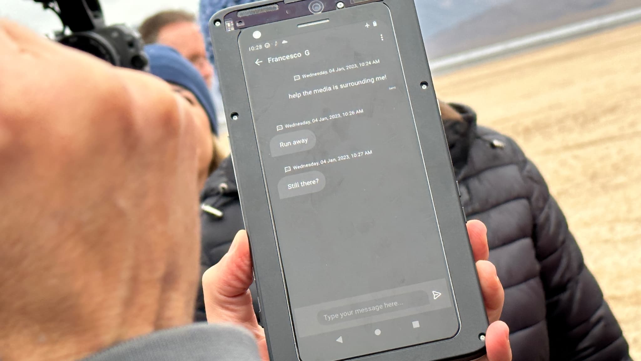 Qualcomm Satellite permet aussi de recevoir des messages Qualcomm Satellite permet aussi de recevoir des messages