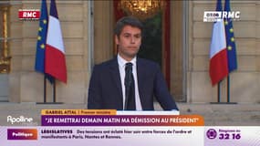  Législatives : Attal annonce remettre sa démission au président