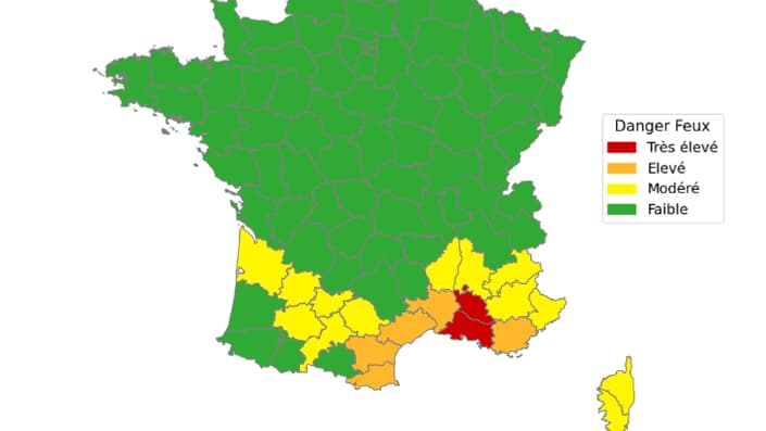 La météo des forêts pour le lundi 28 juillet, diffusée le dimanche 27 juillet à 17 heures.