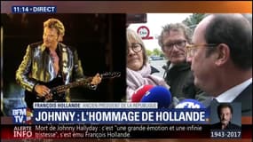 La chanson de Hallyday préférée de Hollande ? "Marie, parce que c'est une belle chanson d'amour"
