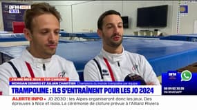 J'M mes jeux: deux Azuréens champions de trampoline s'entraînent pour les JO 2024