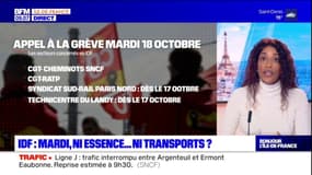 Ile-de-France: comment va se passer la journée de grève du mardi 18 octobre 