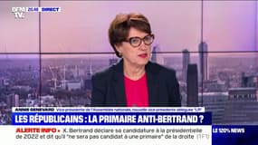 Annie Genevard: "Christian Jacob veut enclencher un processus de rassemblement, c'est pourquoi nous ne parlons pas de primaire"