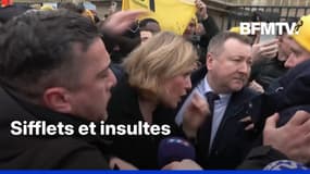 Colère agricole: l'accueil hostile reçu par Yaël Braun-Pivet devant l'Assemblée nationale