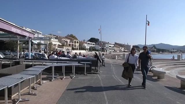 Les Lecques dans le Var, jeudi, sous un grand soleil pour la joie des vacanciers.