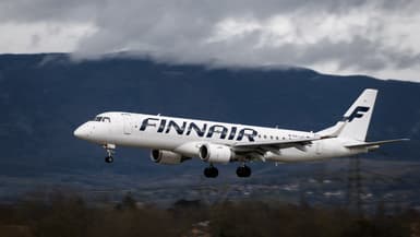 Un avion Finnair à l'aéroport de Genève, le 11 mars 2019 (photo d'illustration).
