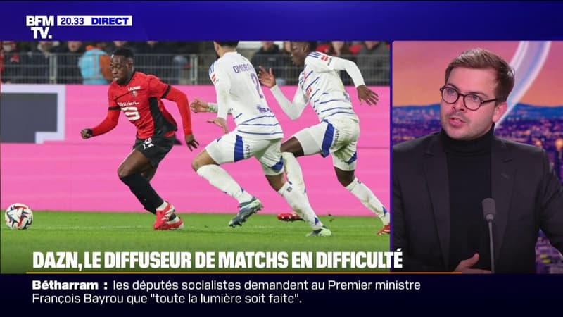 LE DOSSIER DU 20H - Droits TV de la Ligue 1: le diffuseur de matchs DAZN en difficulté