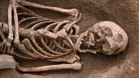 Un squelette découvert en Corse en 2009 (illustration).