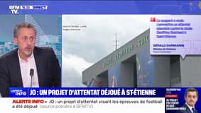 Saint-Étienne: "Il s'agit ici, du premier attentat déjoué" contre les JO, selon le ministère de l'Intérieur