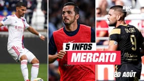 Aouar, Sarabia, Delort... Les 5 infos mercato du 20 août à la mi-journée 