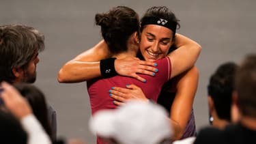 Caroline GARCIA et Laura LEGOUPIL en novembre 2022