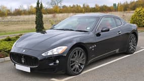 Une Maserati GranTurismo, voiture de luxe italienne