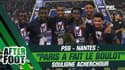 PSG 4-0 Nantes : "Paris a fait le boulot et tous les joueurs ont été concernés", souligne Acherchour