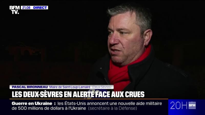 On a lancé le plan communal de sauvegarde dès ce matin:  La commune de Saint-Loup-Lamairé (Deux-Sèvres) confrontée à la crue du Thouet