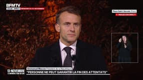 13-Novembre: "Pas une vie ne sera oubliée", affirme Emmanuel Macron