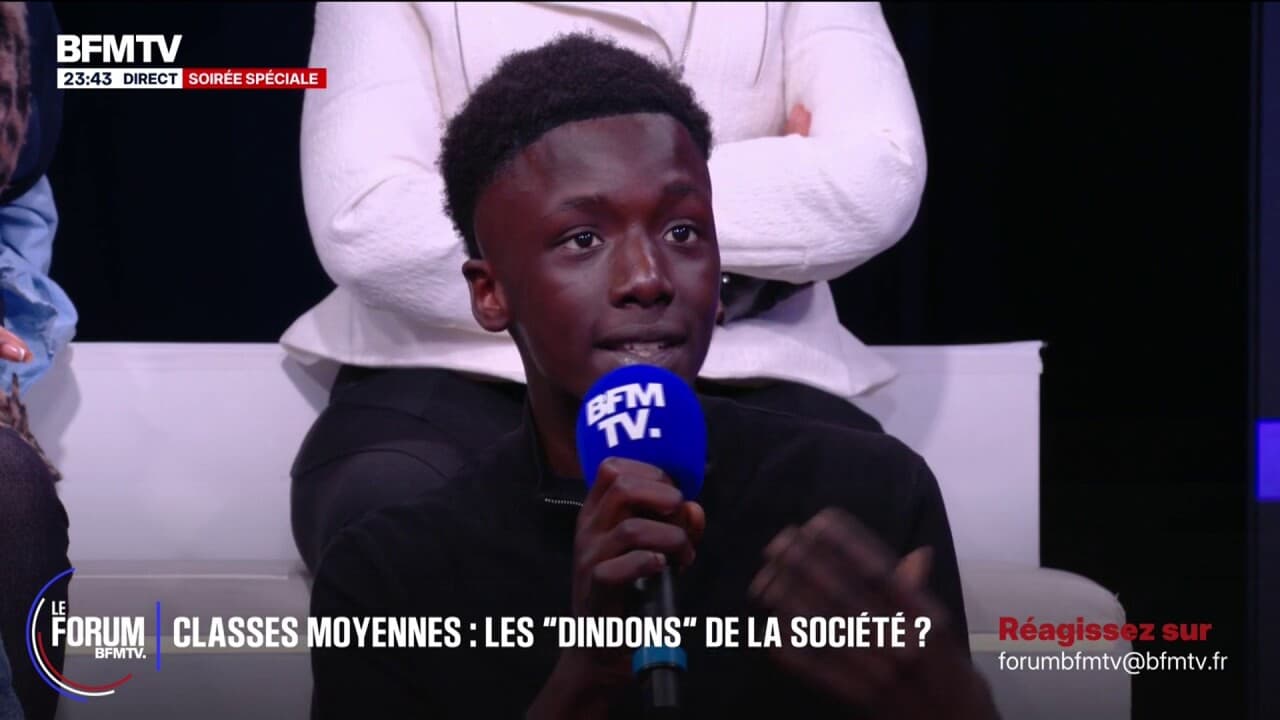 FORUM BFM - Classes moyennes: "J'ai vraiment l'envie de ne pas être dans l'assistanat", déclare ce jeune de 18 ans Kép