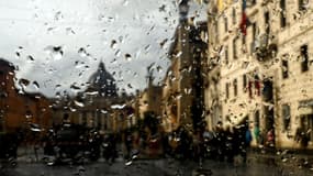 Le Via della Conciliazione à Rome sous la pluie, le 11 novembre 2019